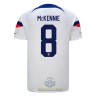 Maglia ufficiale Stati Uniti Weston McKennie 8 Casa Mondiali 2022 per Uomo